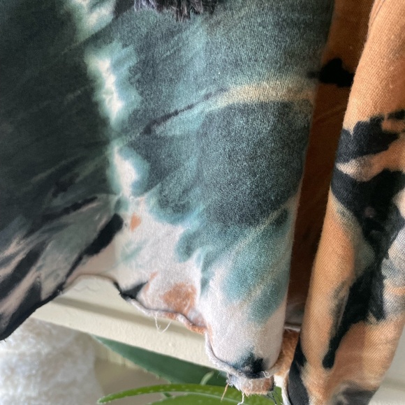 VINTAGE HAVANA TIE DYE HODDED SWEATSHIRT SIZE SMALL - Picture 6 of 7